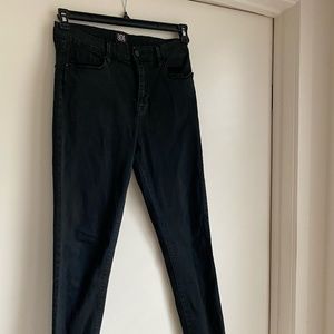 High Waisted Black Skinny Jeans